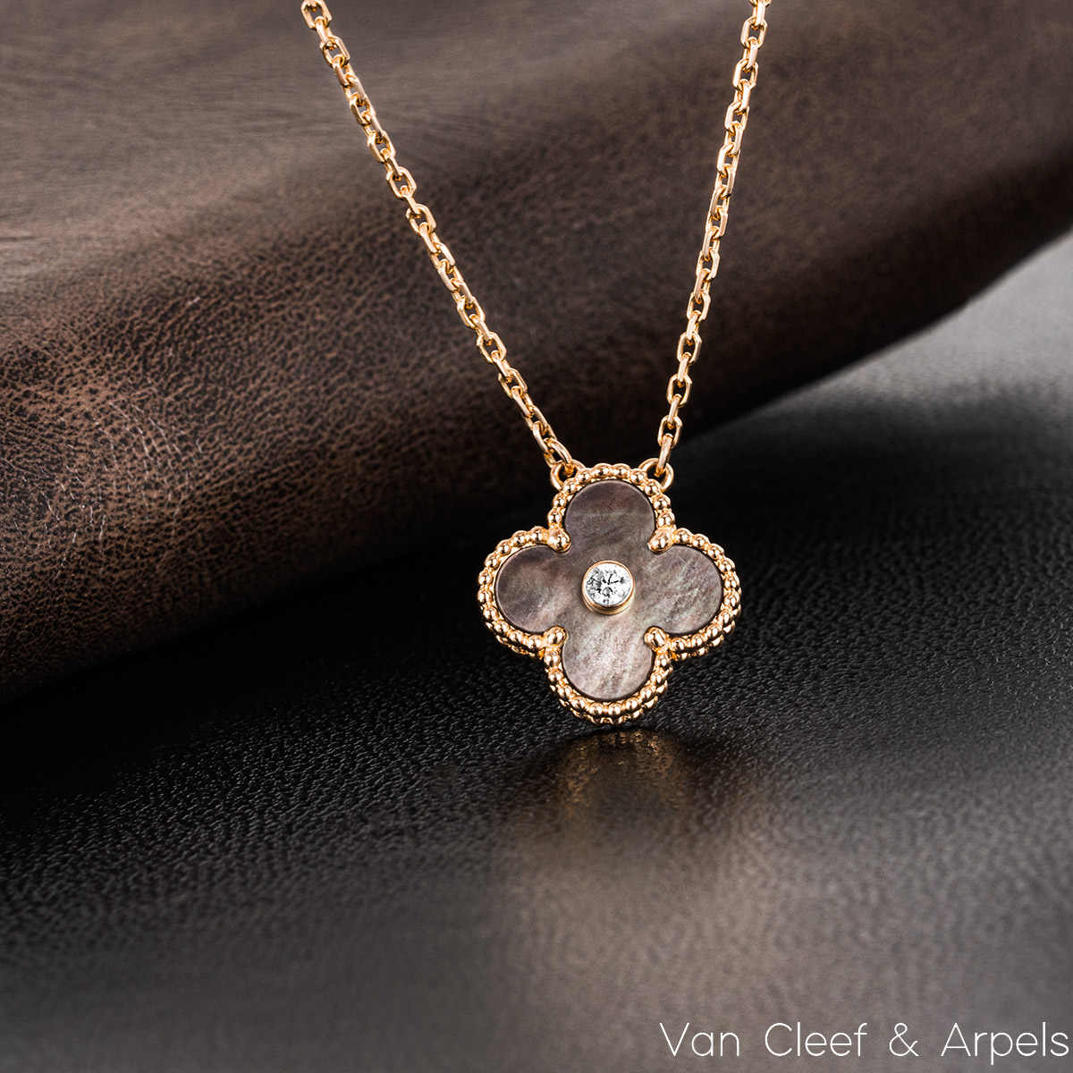 Van Cleef & Arpels Limited Edition Grey Mother Of Pearl Vintage ...